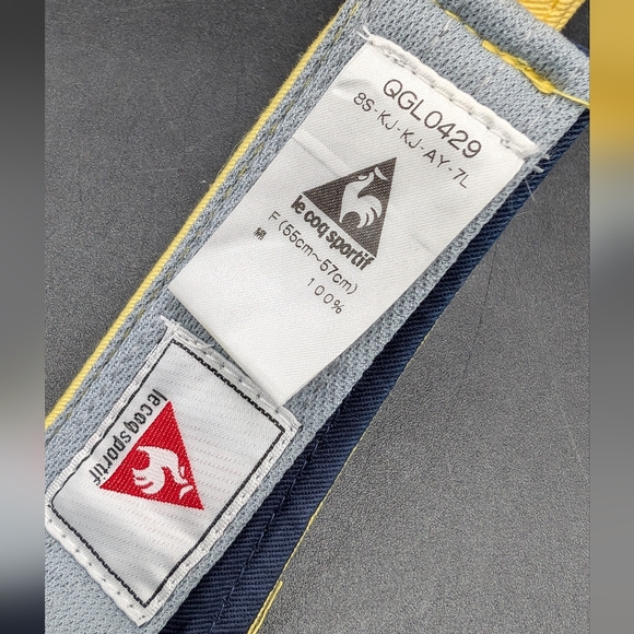 Yellow Le Coq Sportif Visor Embroidered "Good", Golf - Picture 7 of 10